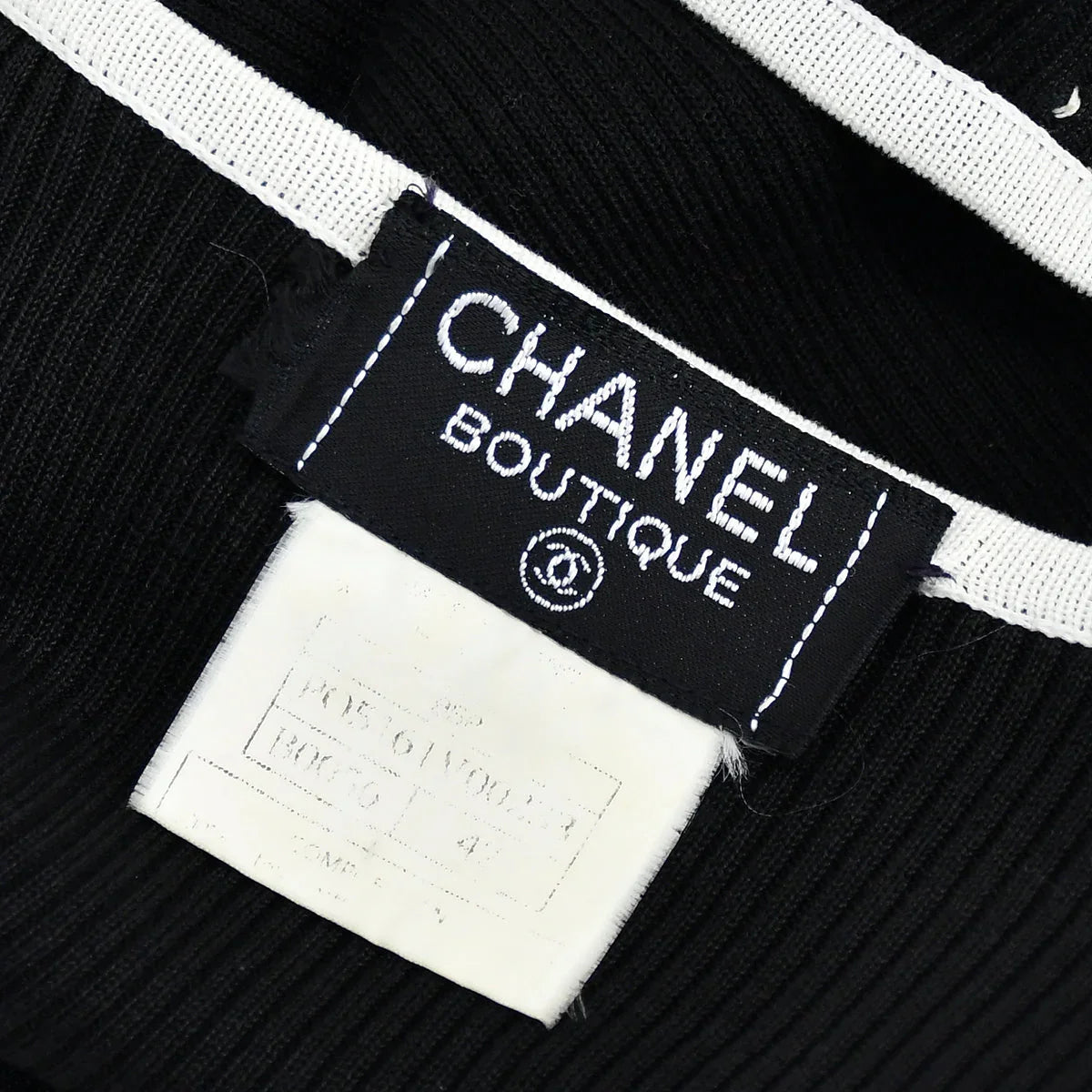 Chanel Spring 1995 T-shirt Black 95P #42