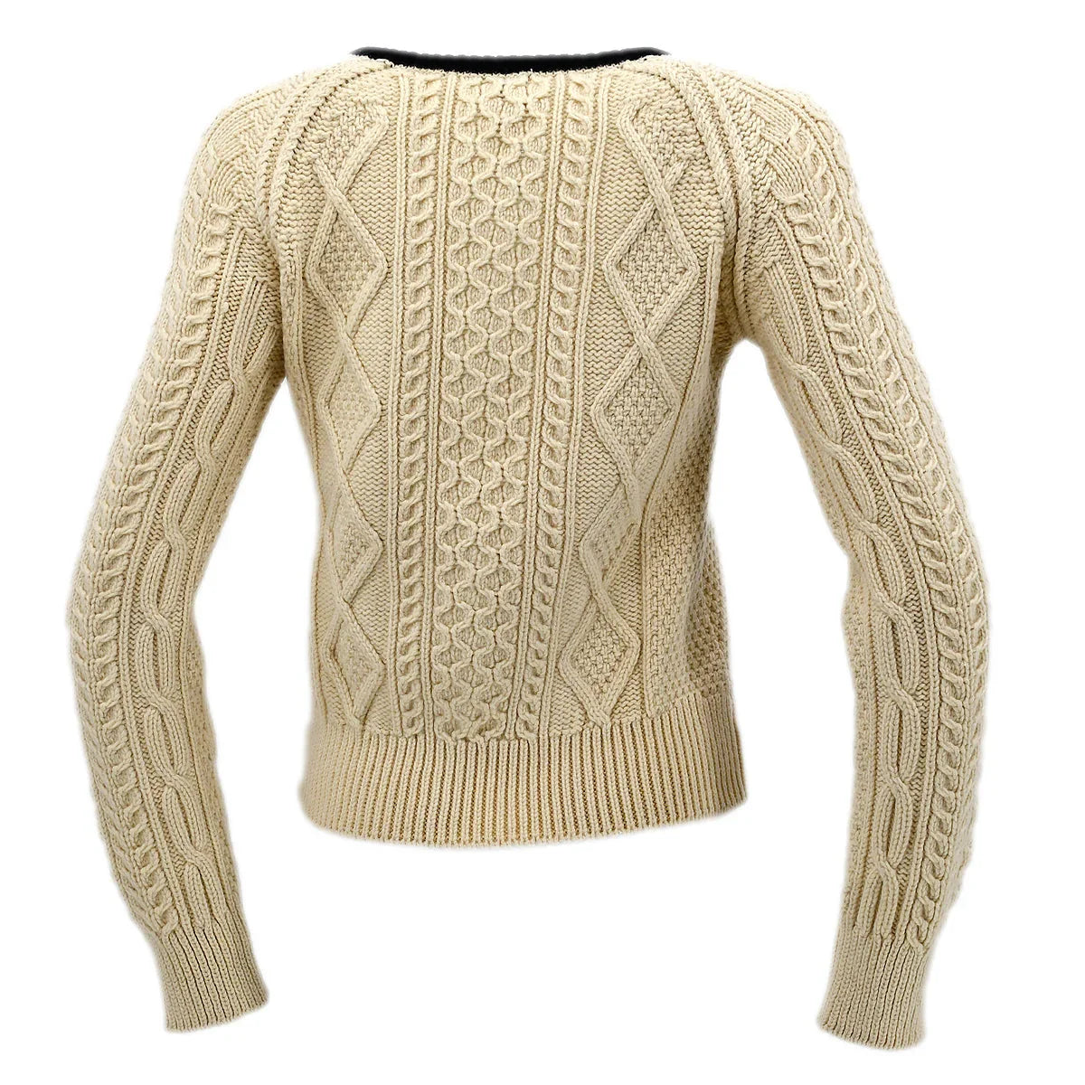 Chanel Fall 1996 wool fisherman knit jumper #44