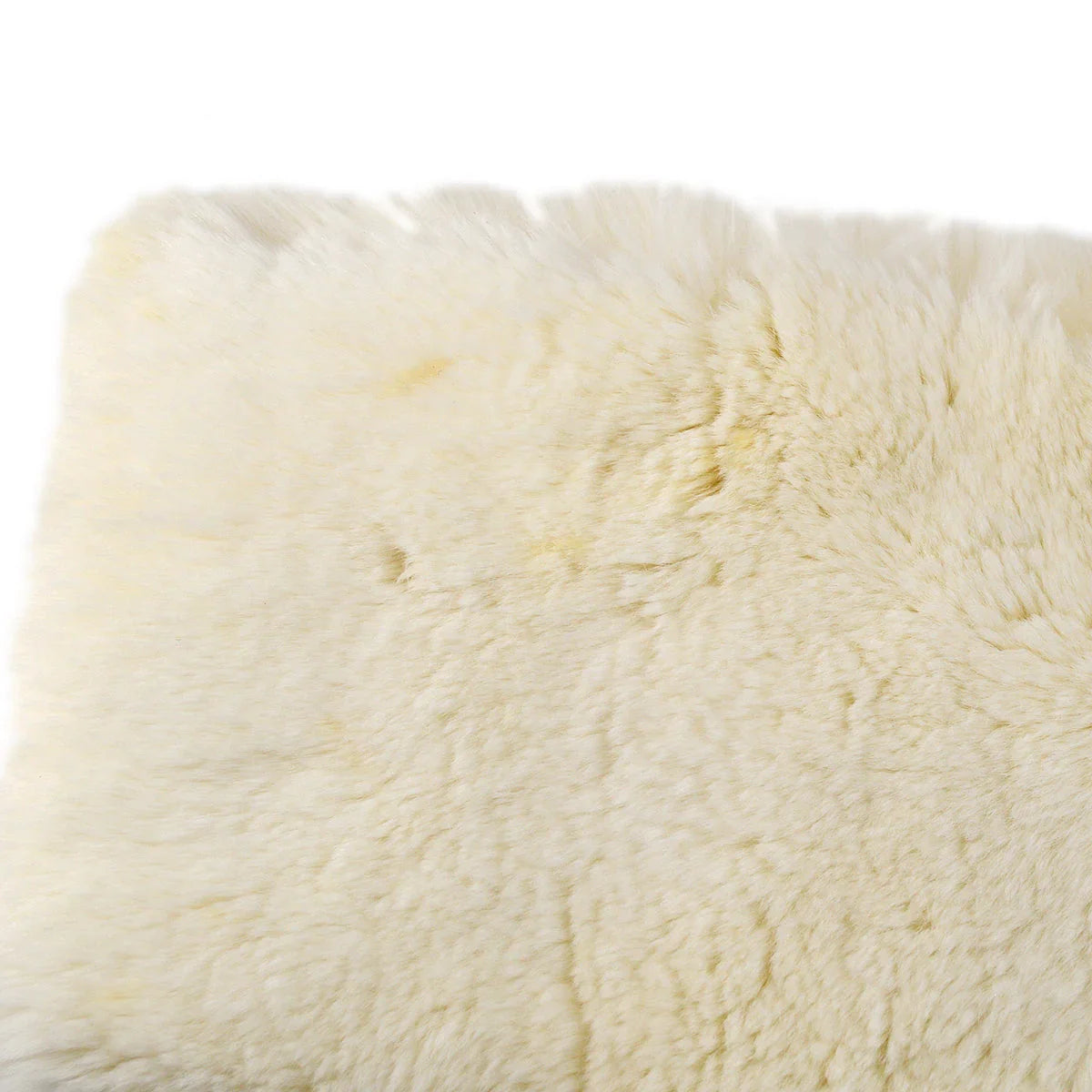 Chanel Fur Shawl Scarf Stole White Small Good