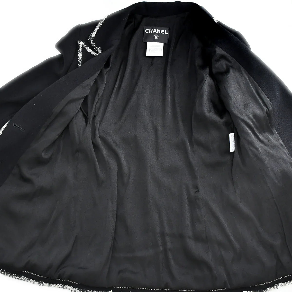 Chanel 2005 Black & White "Devil Wears Prada" Jacket #36