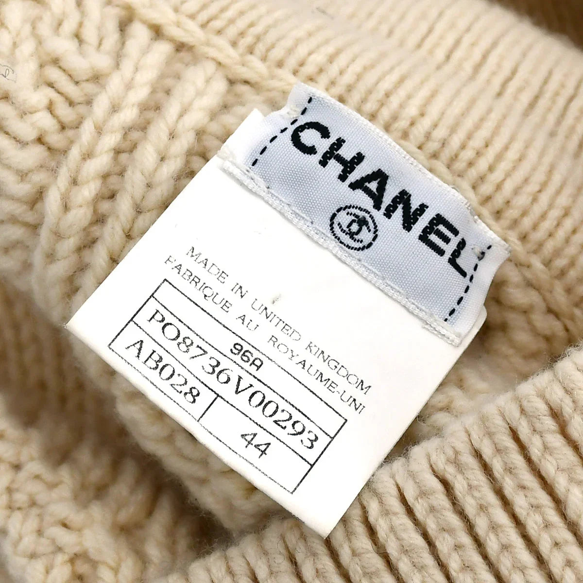 Chanel Fall 1996 Fisherman Turtleneck jumper #44
