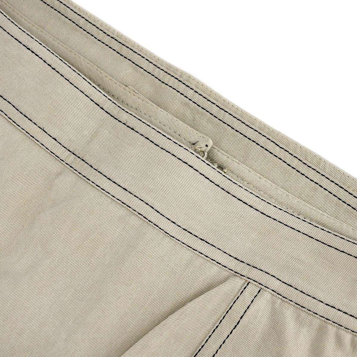 Chanel Skirt Beige Denim #44