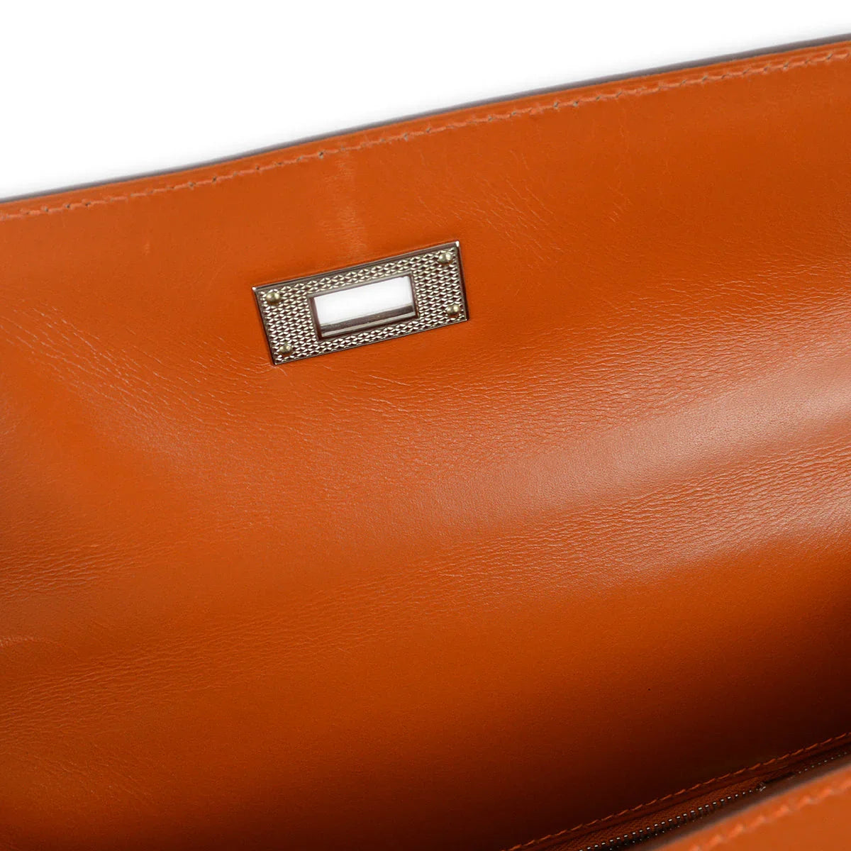 Hermes * 2004 Orange Box Calf Kelly 28 Sellier