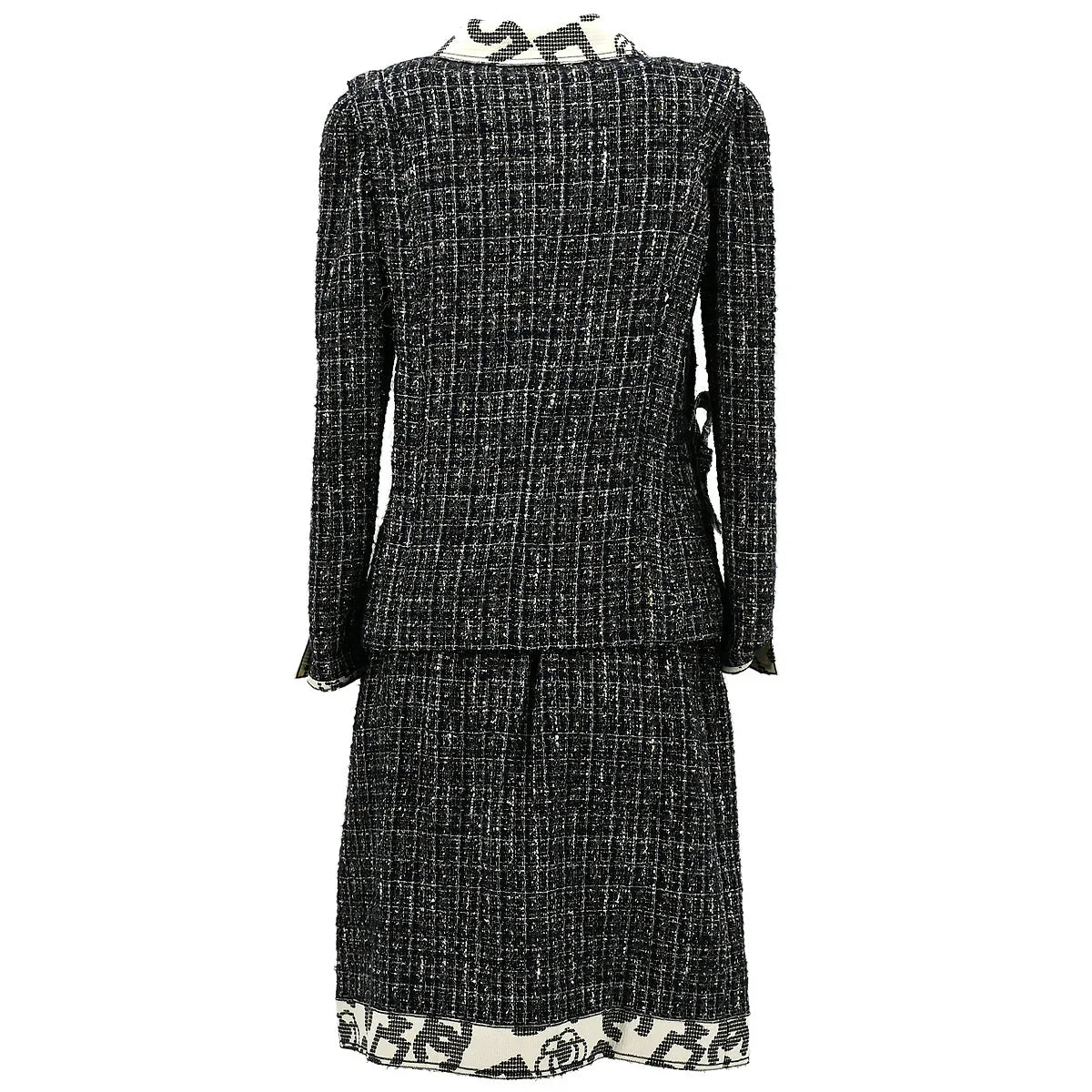 Chanel Spring 2006 Contrast Trim Skirt Suit #36 #38