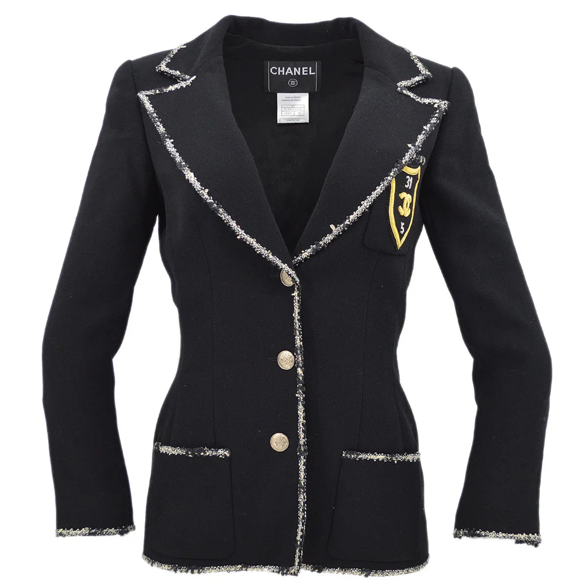 Chanel 2005 Black & White "Devil Wears Prada" Jacket #38