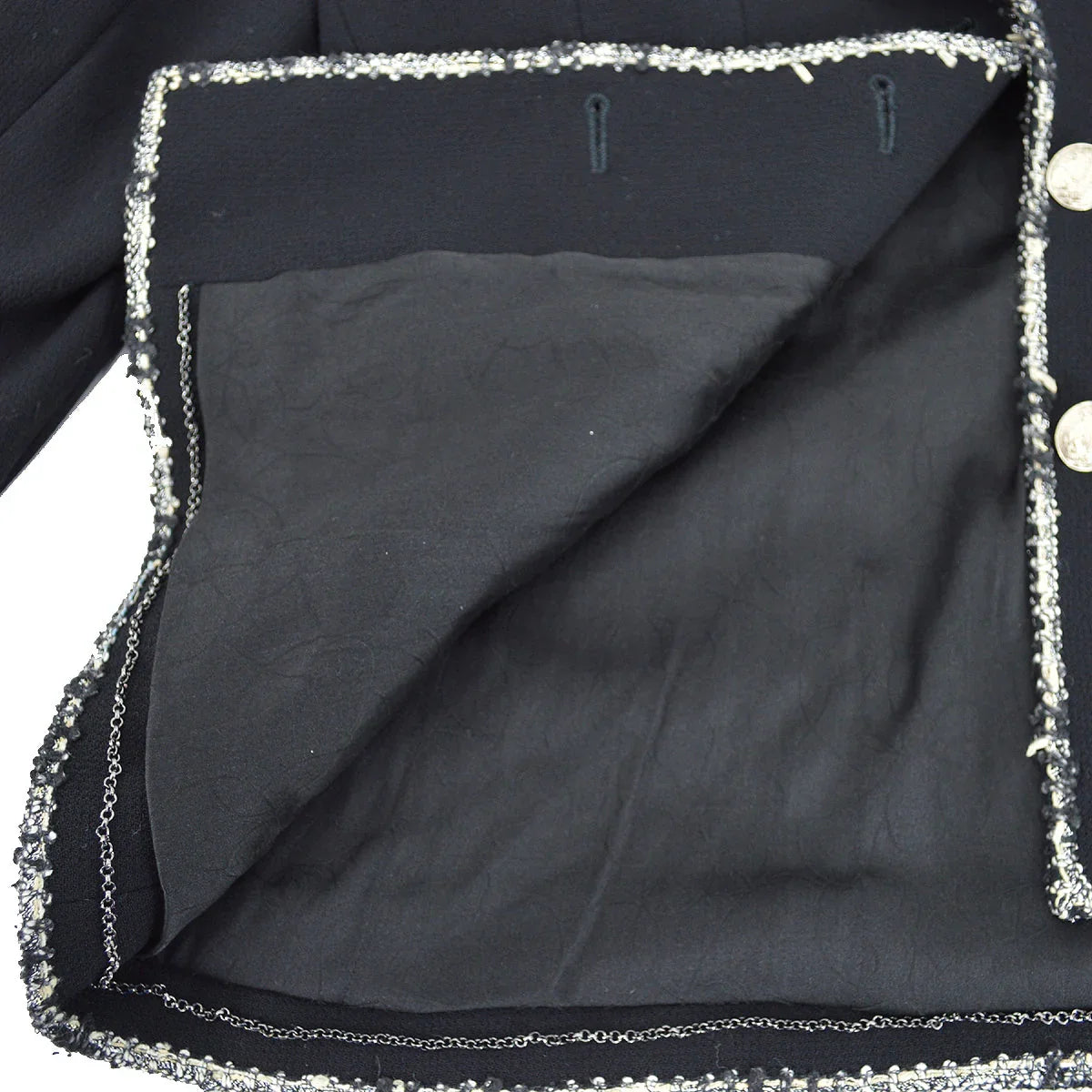 Chanel 2005 Black & White "Devil Wears Prada" Jacket #38