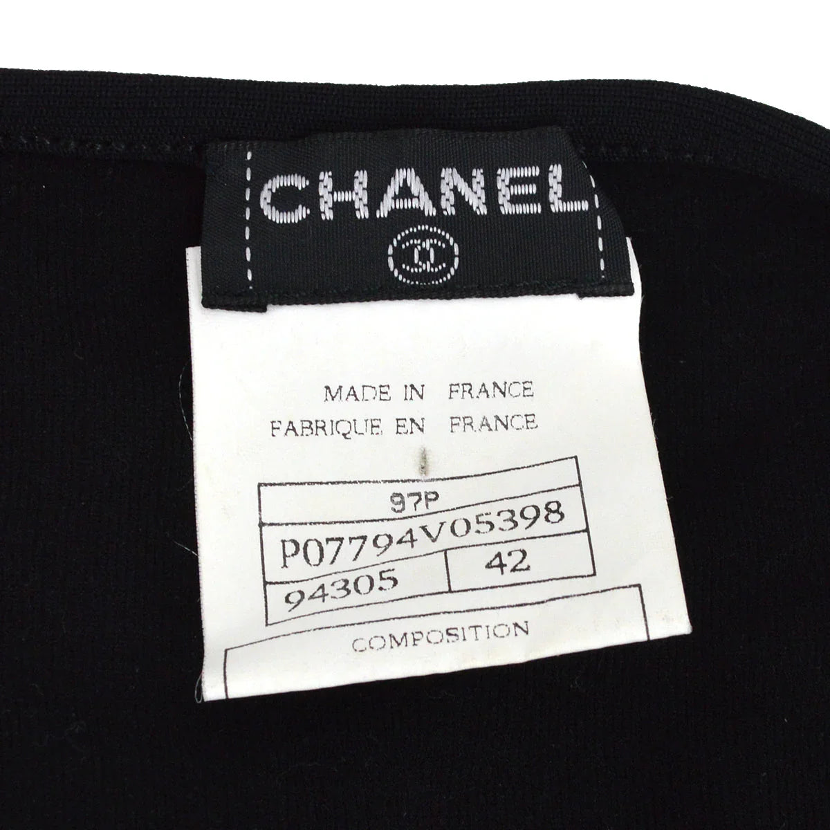 Chanel Spring 1997 CC Logo Embroidered Cropped T-shirt #42