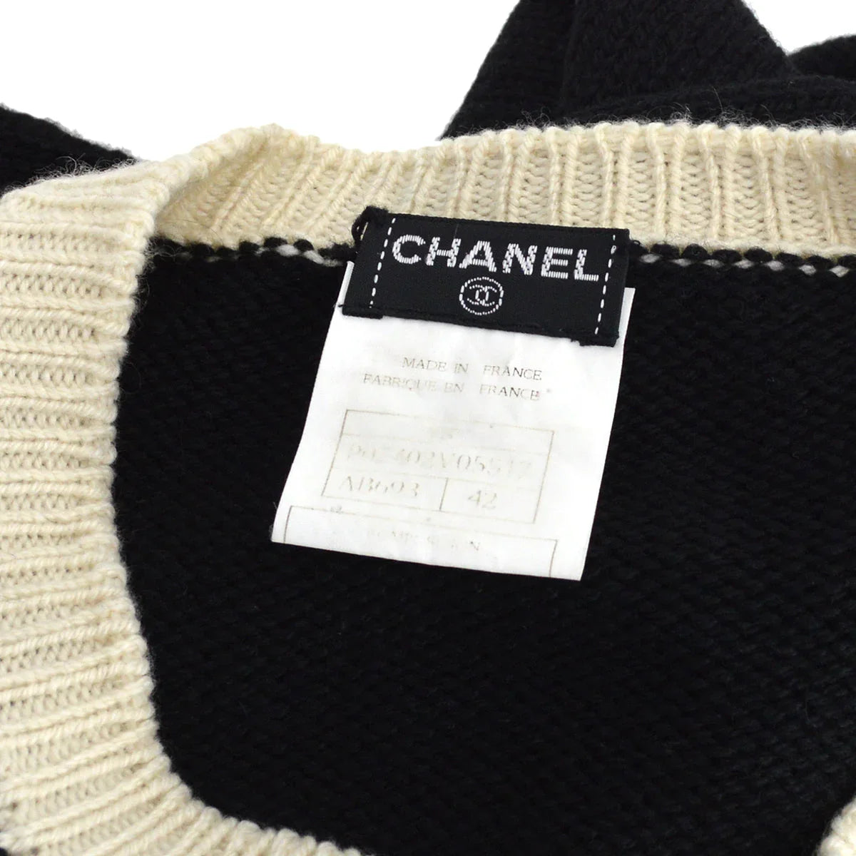 Chanel Fall 1996 CC Cashmere Jumper #42