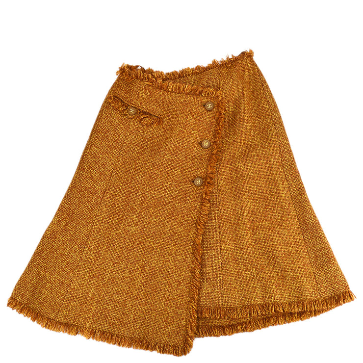 Chanel Skirt Brown 01A #38