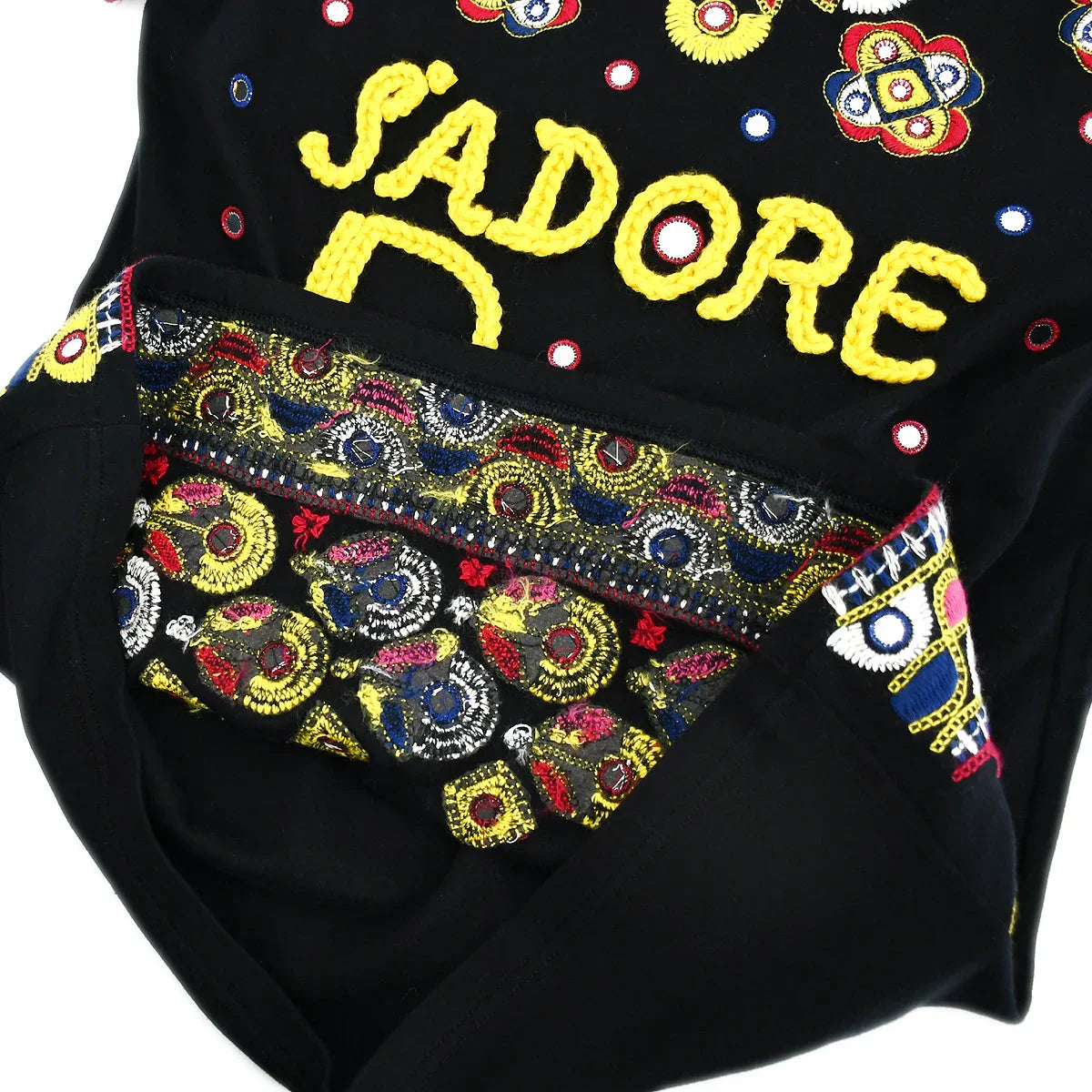 Christian Dior Spring 2004 by John Galliano J'adore Dior embroidered top #38