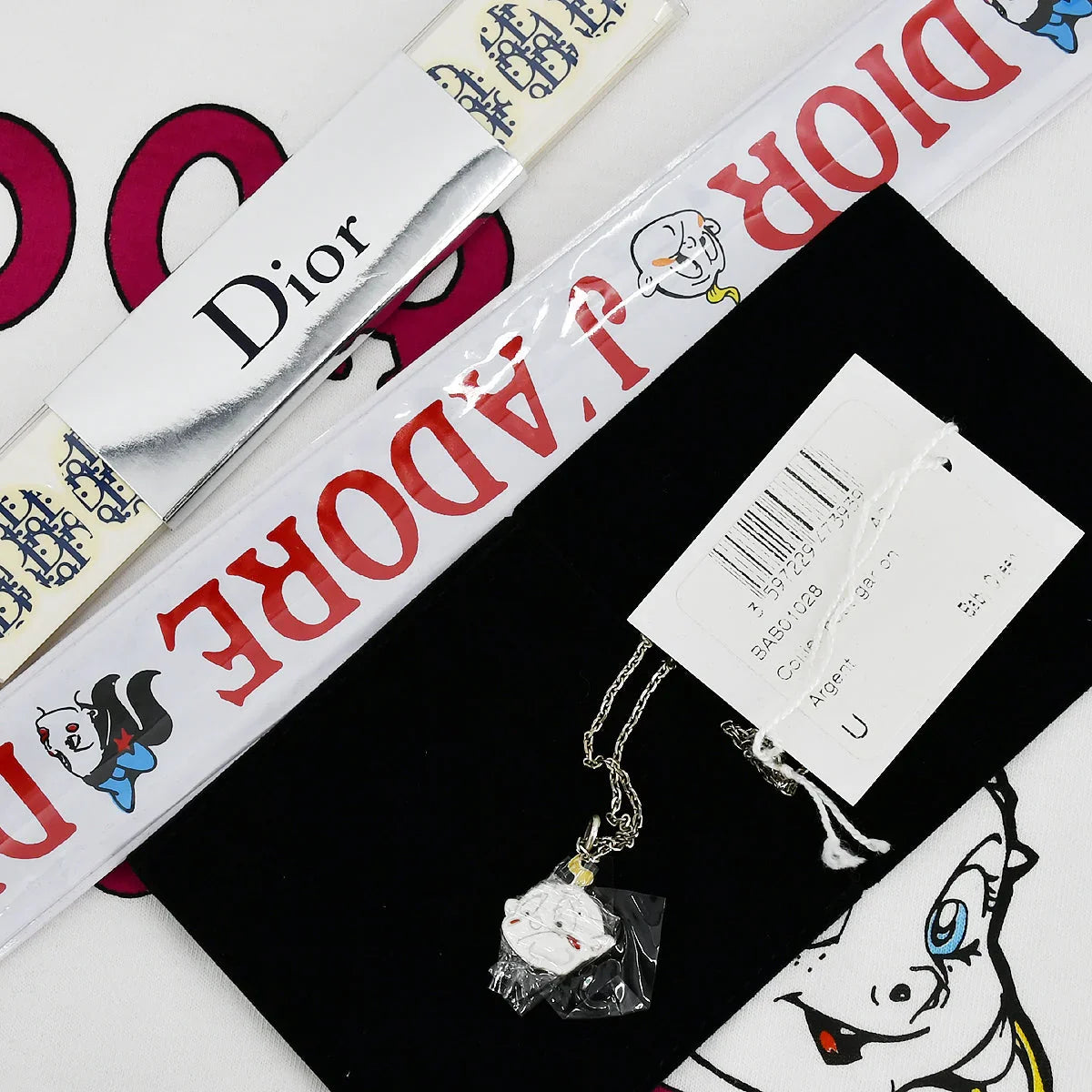 Christian Dior Fall 2002 John Galliano graphic-print cotton T-shirt Set #38