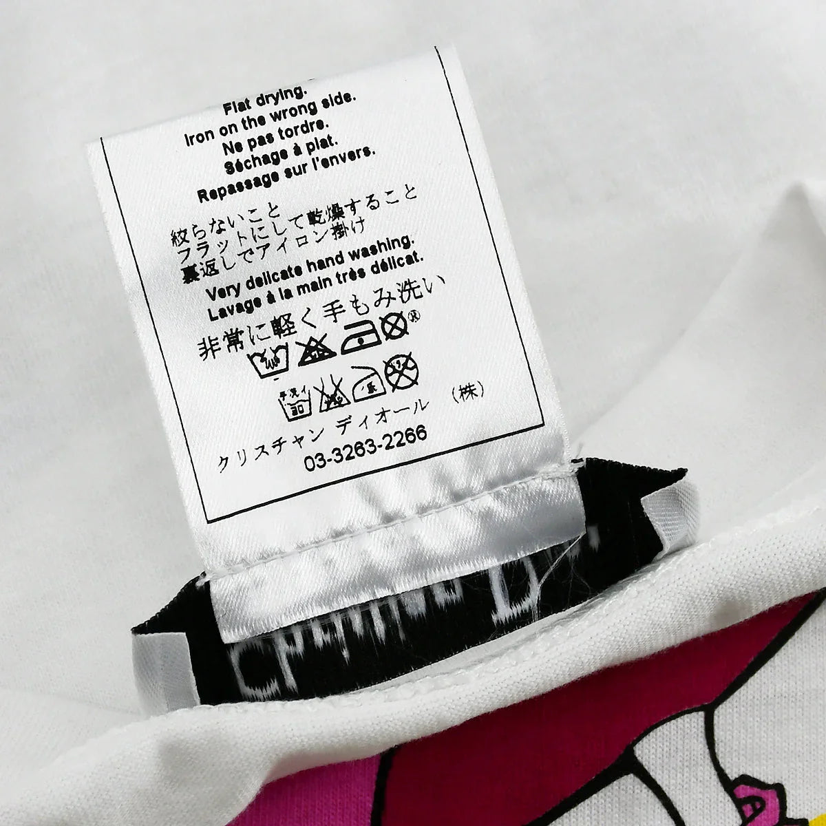 Christian Dior Fall 2002 John Galliano graphic-print cotton T-shirt Set #38