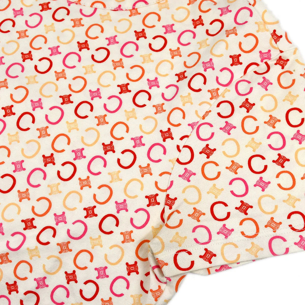 Celine C Macadam T-shirt Pink