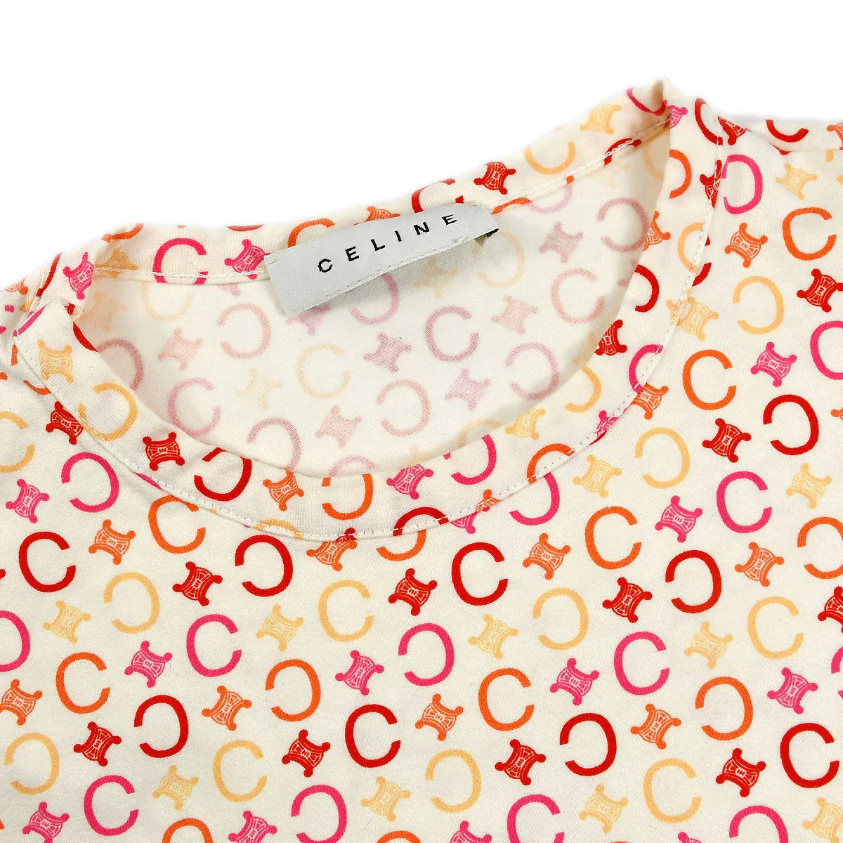 Celine C Macadam T-shirt Pink