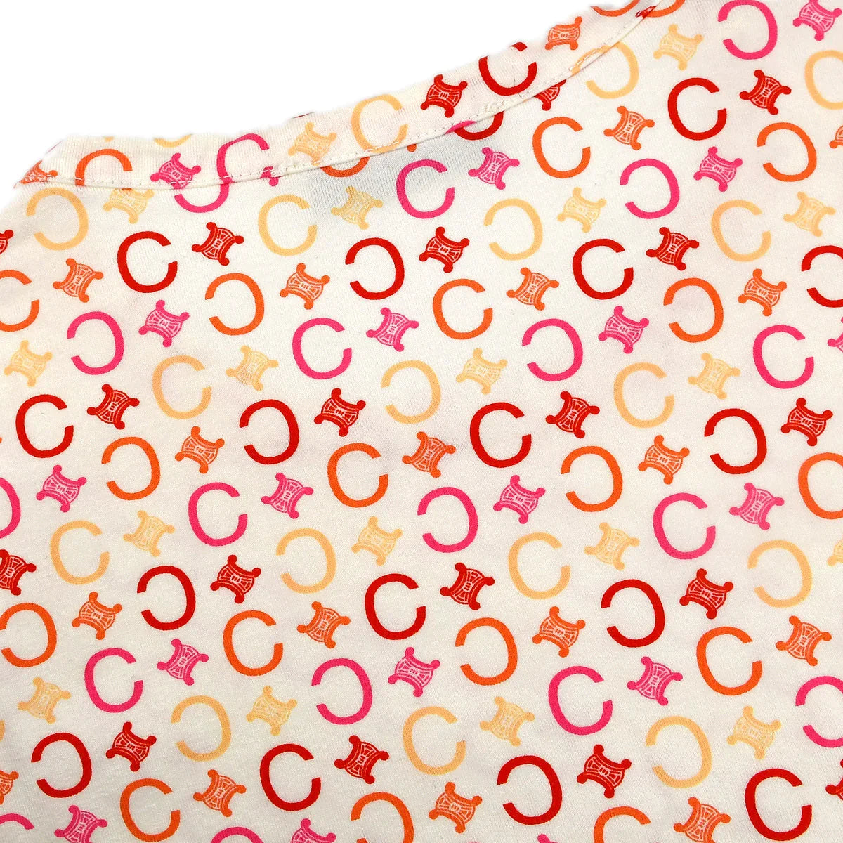 Celine C Macadam T-shirt Pink