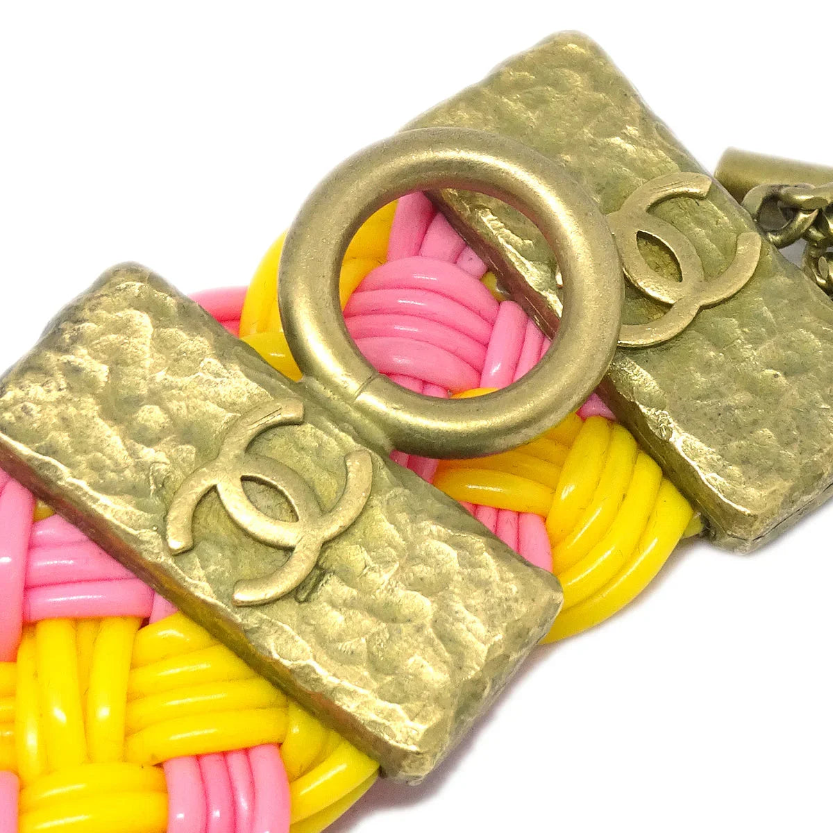 Chanel Choker Pink Yellow 94P