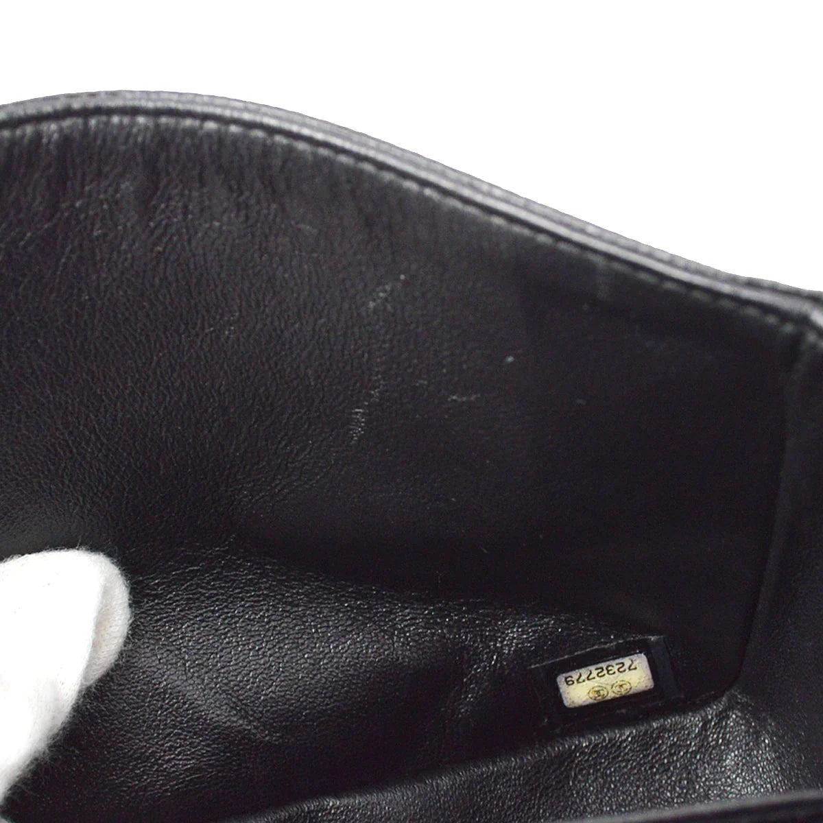 Chanel 2001-2003 Black Caviar Small Classic Double Flap Shoulder Bag