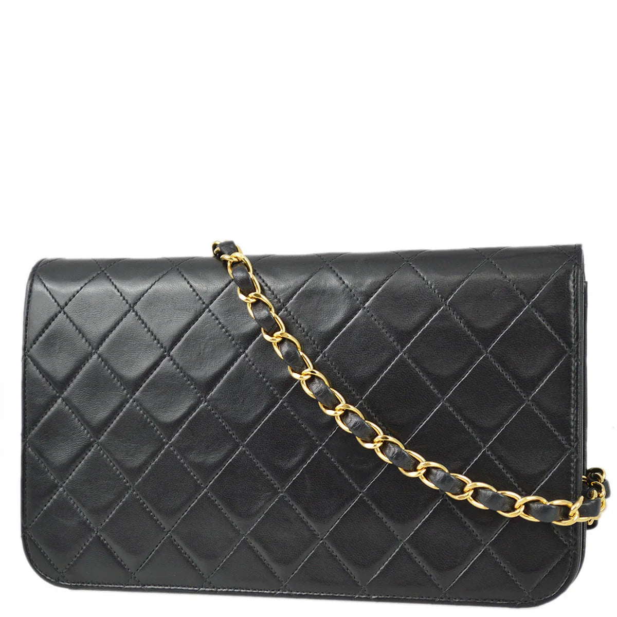 Chanel 2001-2003 Lambskin Small Turnlock Full Flap Bag
