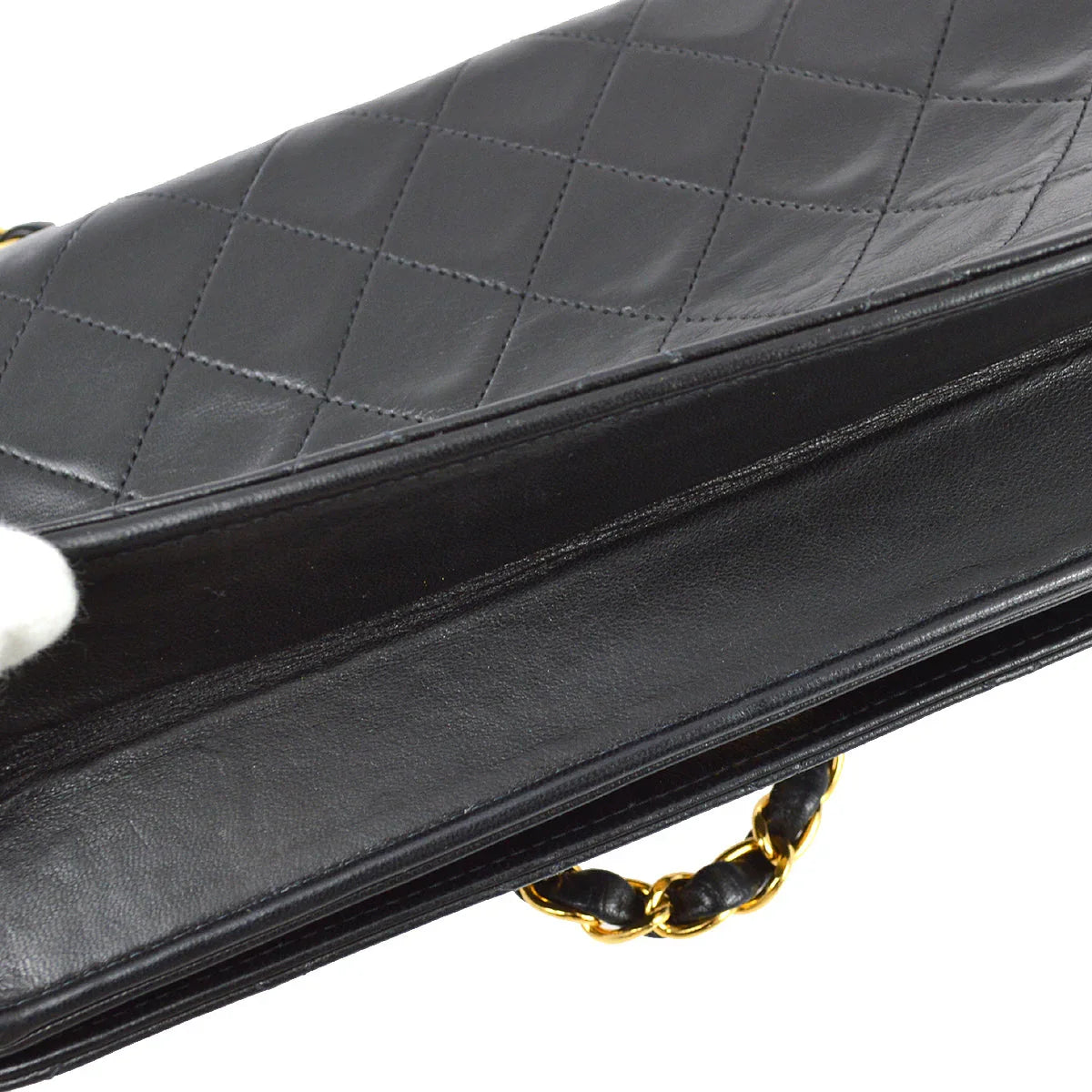 Chanel 2001-2003 Lambskin Small Turnlock Full Flap Bag