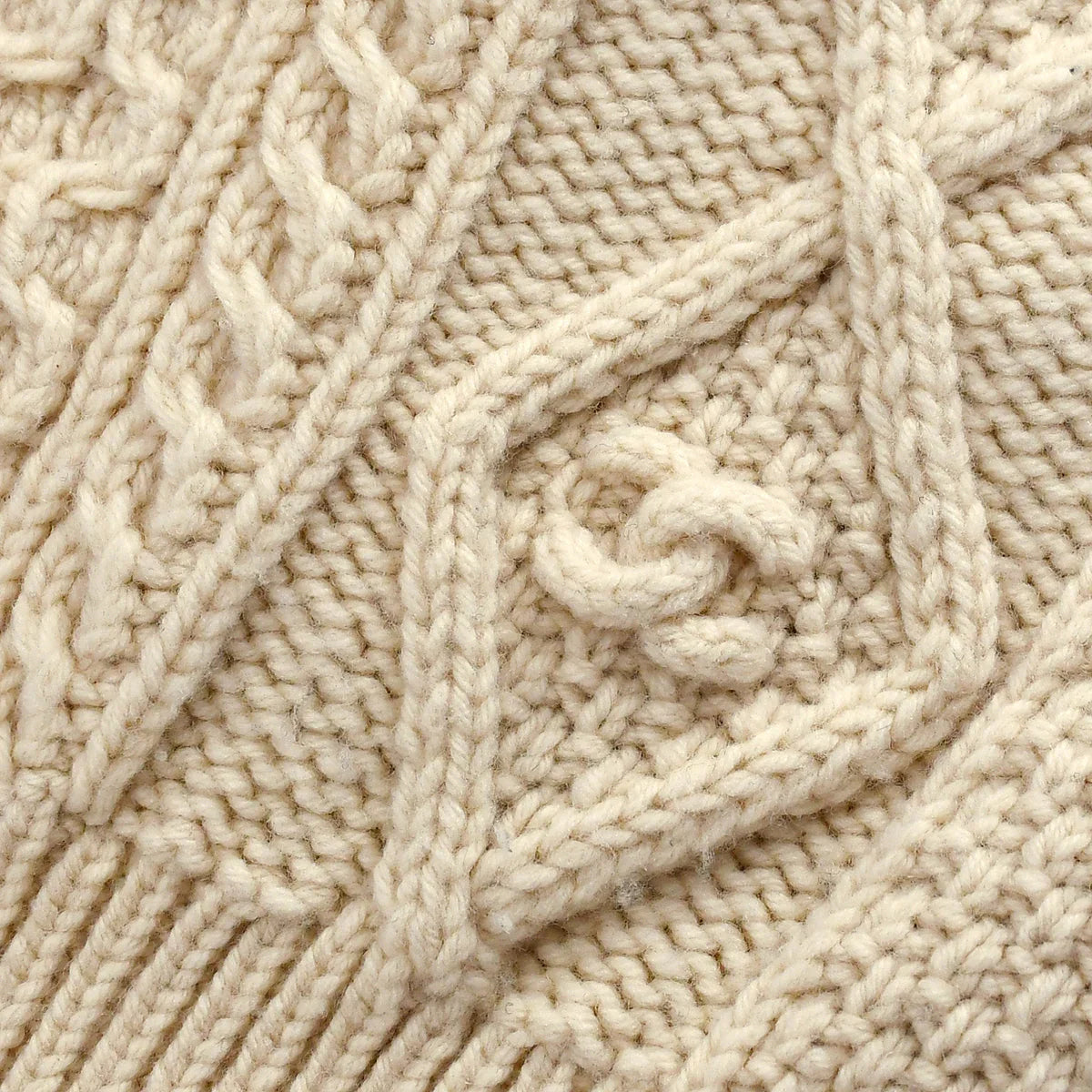 Chanel Fall 1996 Wool Fisherman Knit Short Sleeve Jumper #38
