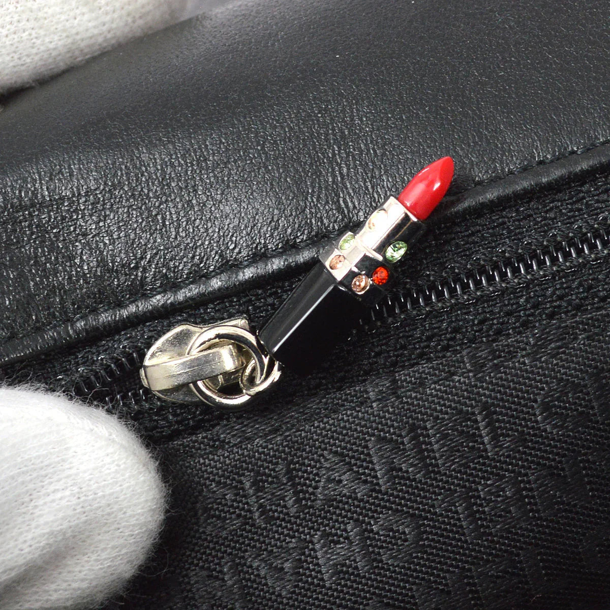 Chanel 2004-2005 Satin Lipstick Classic Single Flap Shoulder Bag