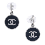 Chanel Black Piercing Earrings 05V