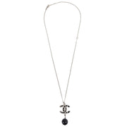 Chanel Silver Chain Necklace Pendant B12A