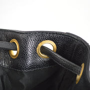 Chanel 1996-1997 Black Caviar Triple CC Backpack