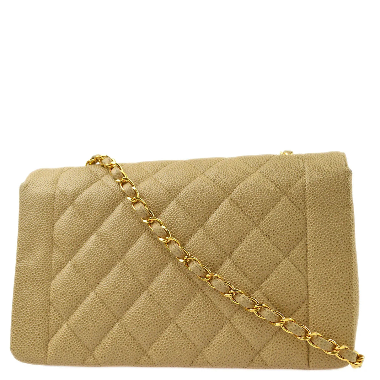 Chanel 1994-1996 Caviar Medium Diana Shoulder Bag