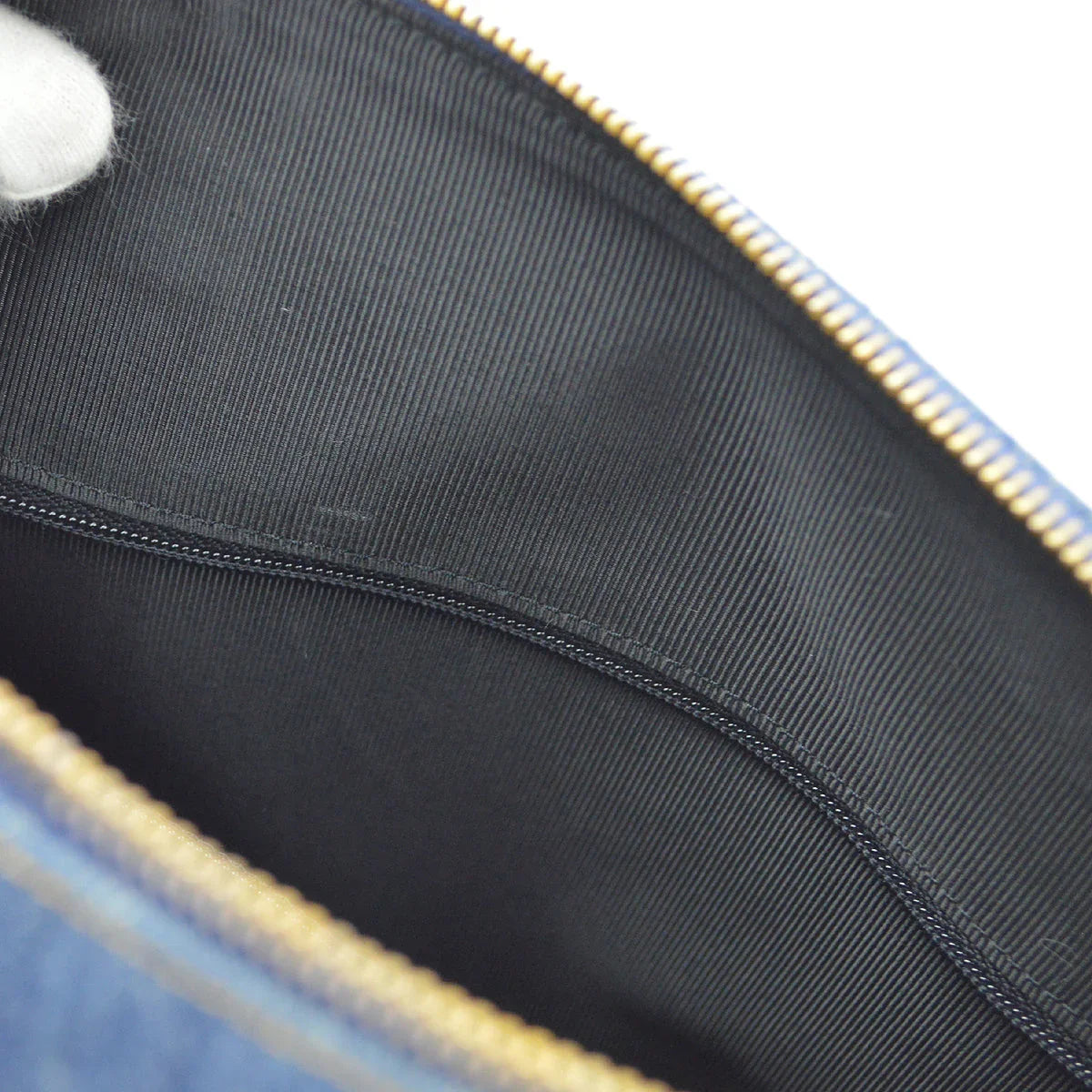 Chanel 1996-1997 Denim Timeless Boston 35