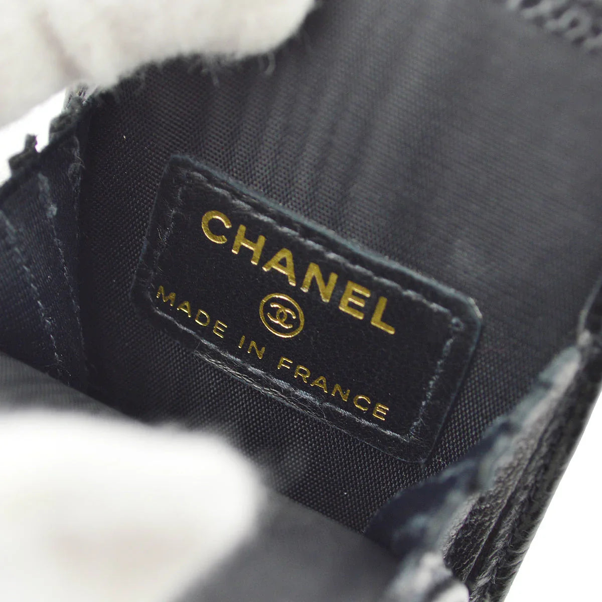 Chanel 2003-2004 Black Caviar Multi Pouch