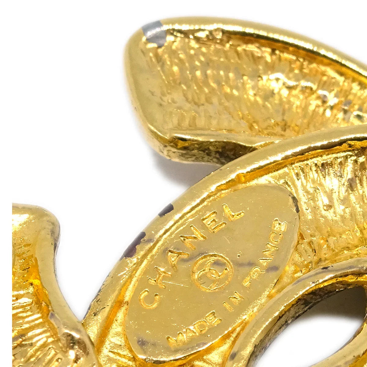 Chanel Gold CC Brooch Pin 1153