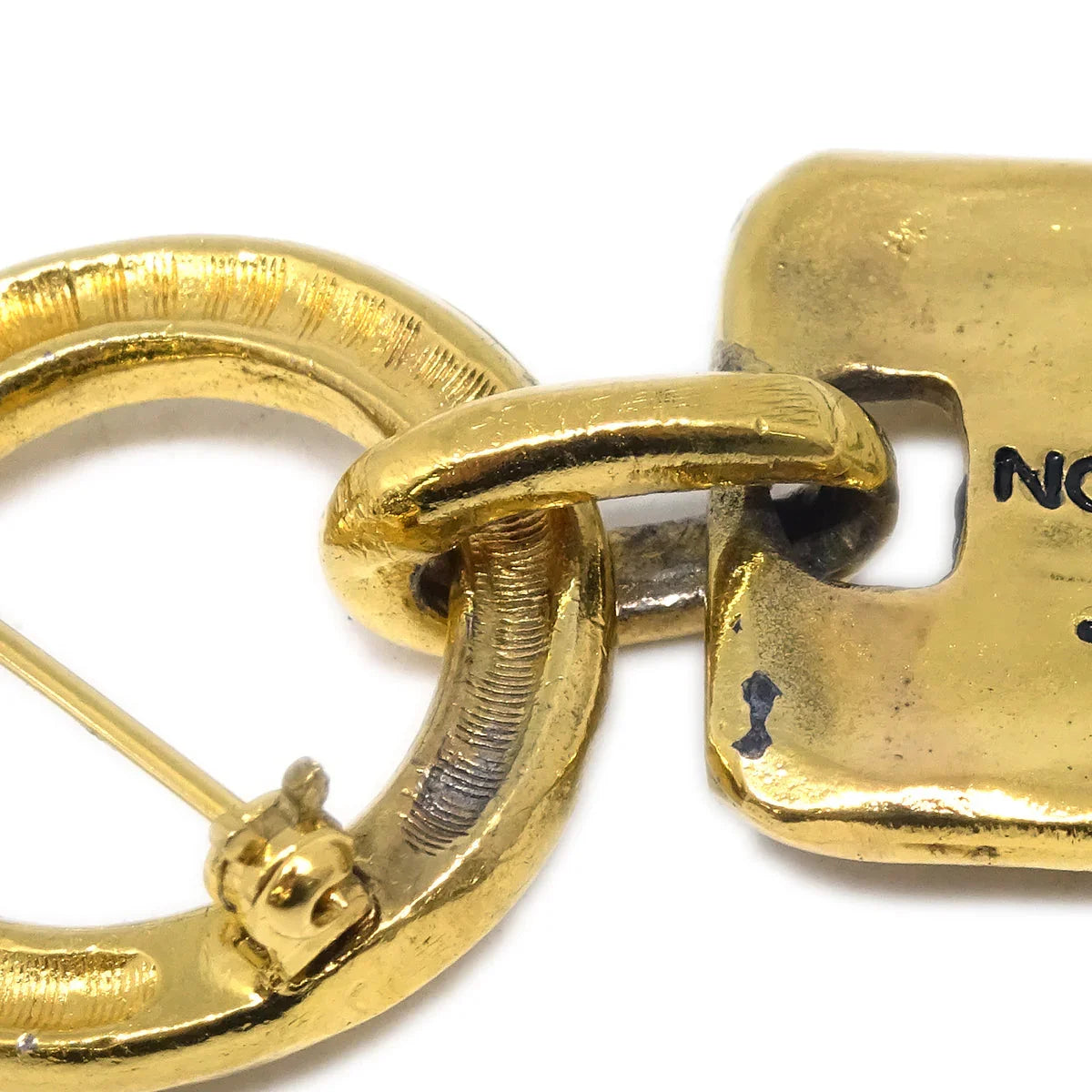 Chanel Gold Plate Brooch Pin 1133