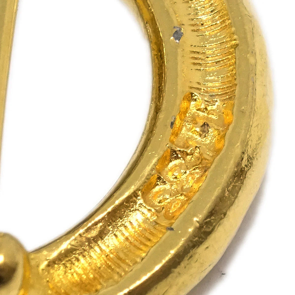 Chanel Gold Plate Brooch Pin 1133