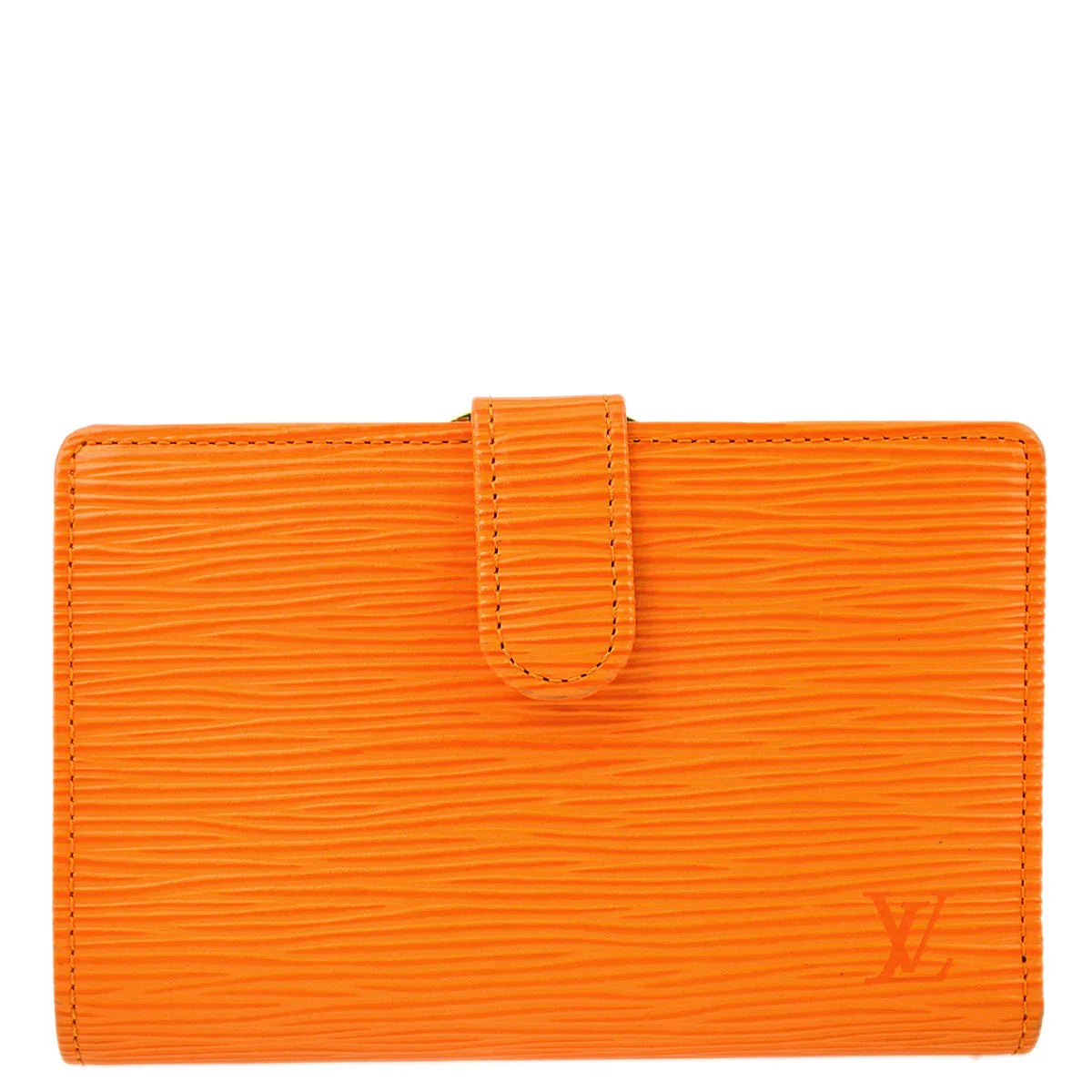 Louis Vuitton 2003 Orange Epi Portefeuille Viennois M6324H