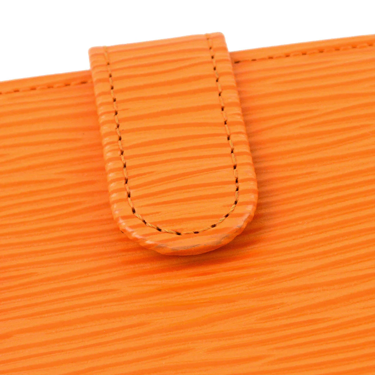 Louis Vuitton 2003 Orange Epi Portefeuille Viennois M6324H