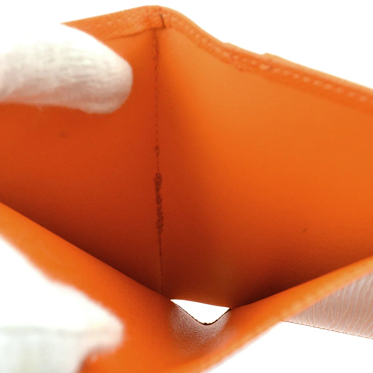 Louis Vuitton 2003 Orange Epi Portefeuille Viennois M6324H