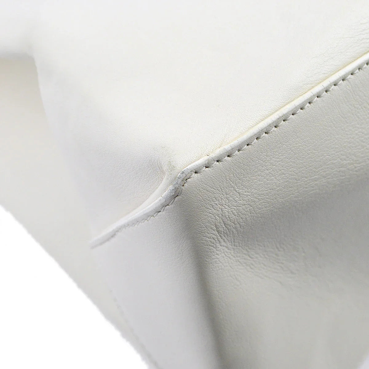 Chanel * 2008-2009 White Calfskin Essential Tote Handbag