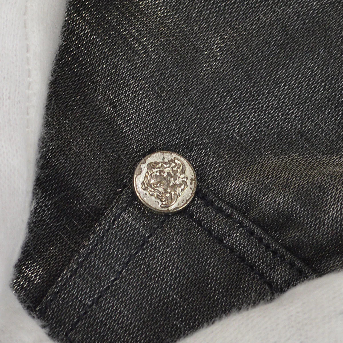 VERSACE metallic sleeveless shirt #S