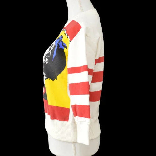 Chanel 2001 Mademoiselle print sweatshirt #42