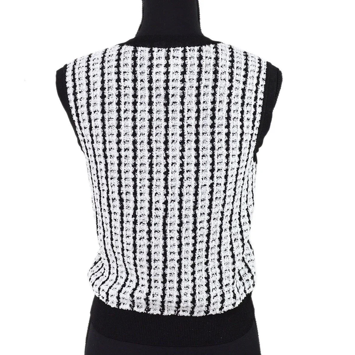 CHANEL 1997 Interlocking V-neck vest #42