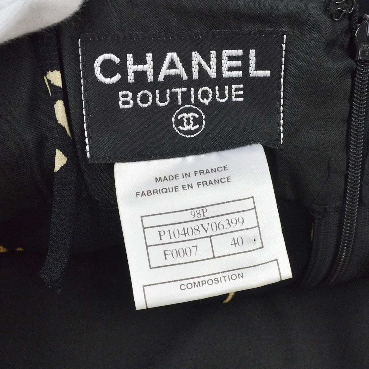 CHANEL 1998 floral print dress #40