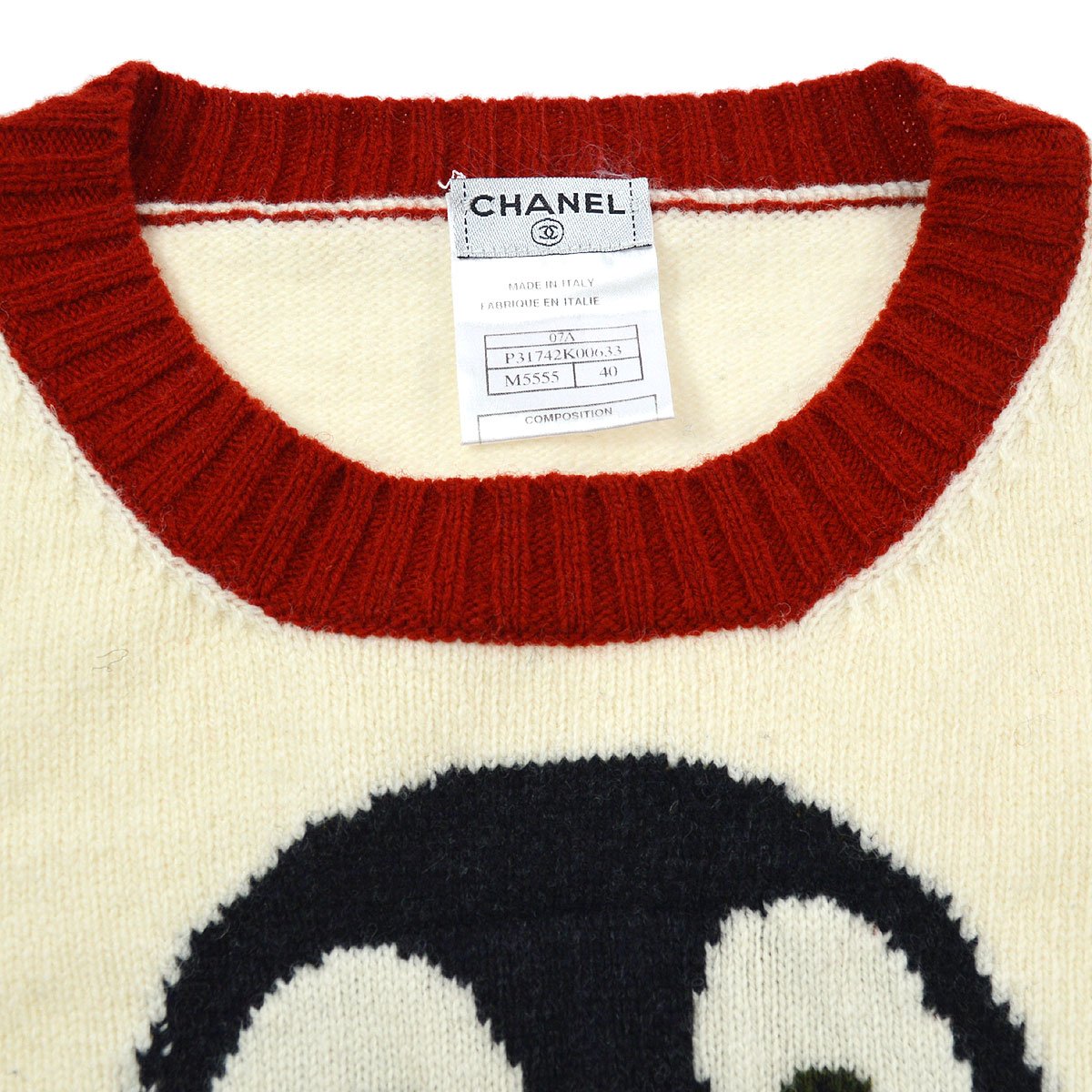 Chanel 2007企鹅intarsia-nesn-Jumper#40
