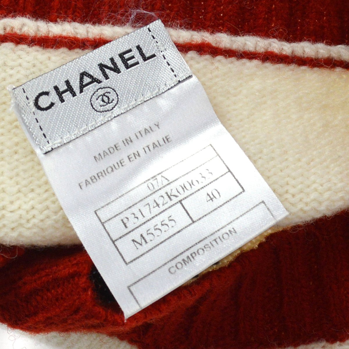 Chanel 2007企鹅intarsia-nesn-Jumper#40