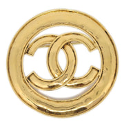 Chanel * 1994 Cutout CC Round Brooch