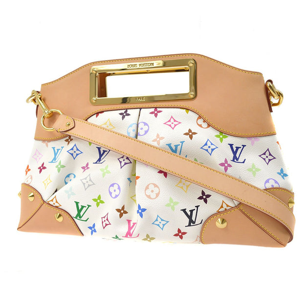 Louis Vuitton Monogram Multicolore Judy MM - White Handle Bags