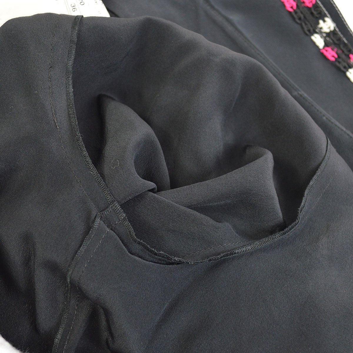 Chanel 2004 Fall CC embroidered slim-fit shirt #36