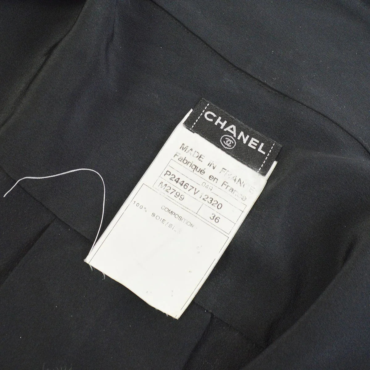 Chanel 2004 Fall CC embroidered slim-fit shirt #36