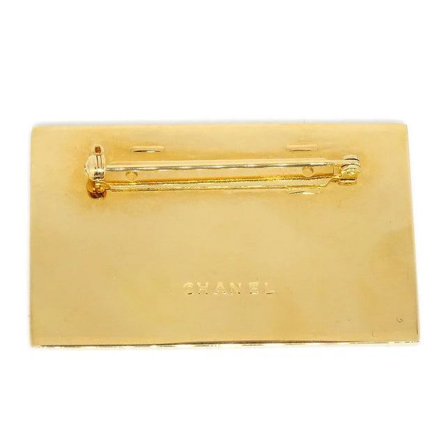 CHANEL Logo Plate Brooch – AMORE Vintage Tokyo