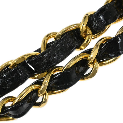 Chanel Black Patent Leather Jumbo Classic Flap Shoulder Bag